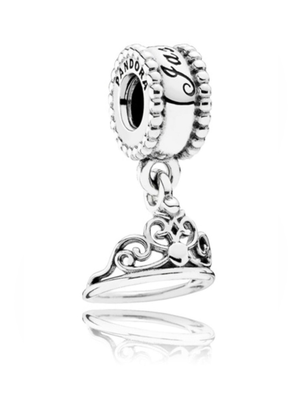 Pandora Retired Disney Princess Jasmine’s Tiara Dangle Charm